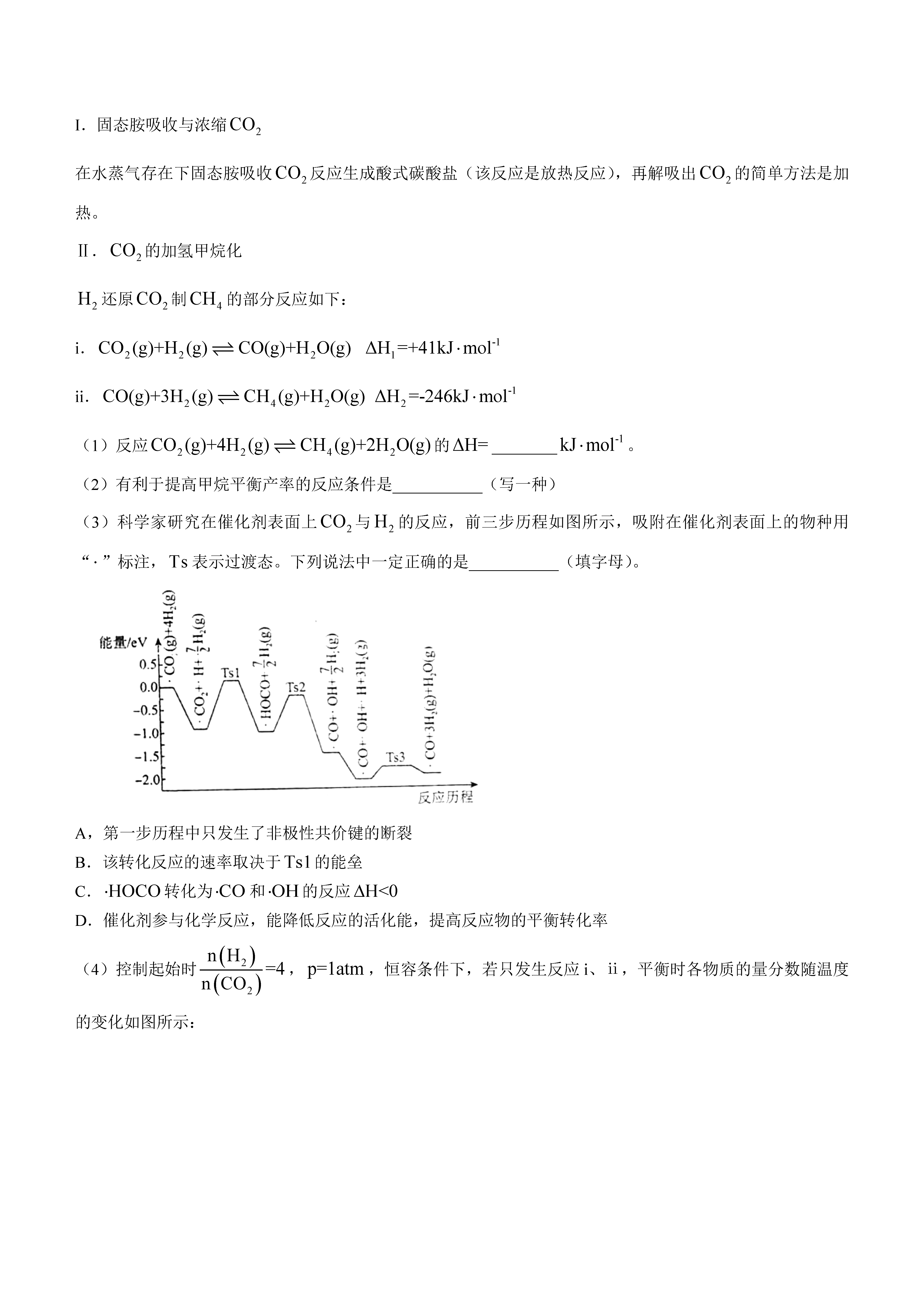 衡阳八中2024届高三上10月月考二化学试题及答案