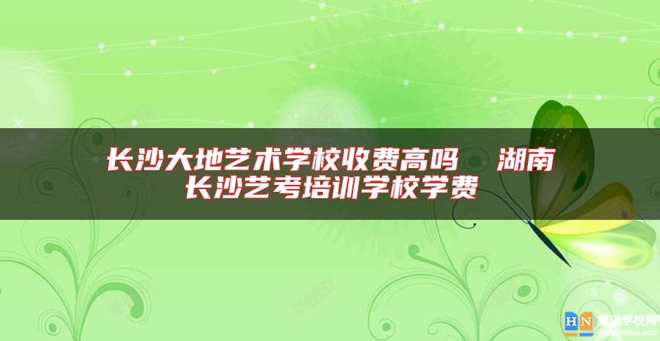 长沙大地艺术学校收费高吗  湖南长沙艺考培训学校学费